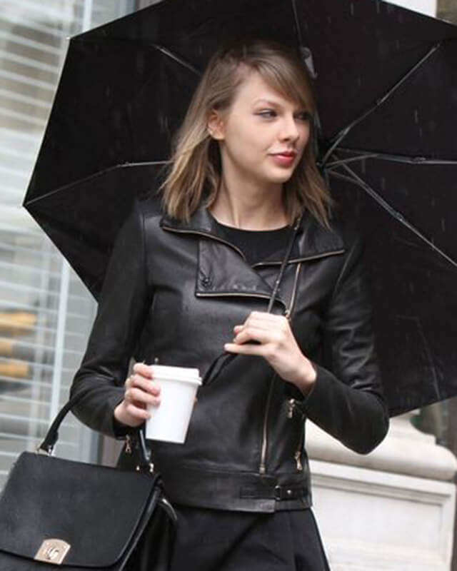 Taylor Swift Street Fashion Biker Leather Jacket