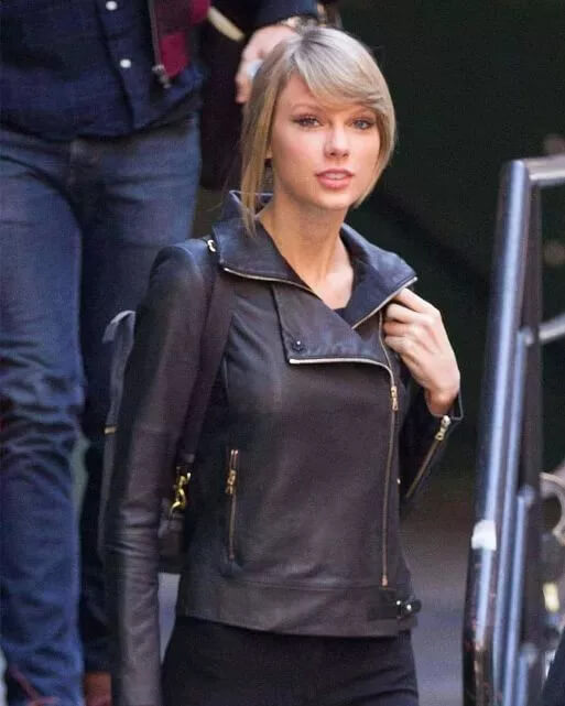 Taylor Swift Street Style Biker Jacket