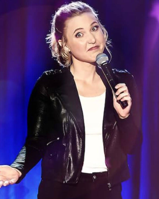 Taylor Tomlinson Quarter Life Crisis Biker Leather Jacket