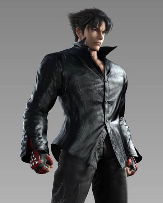 Tekken 8 Jin Kazama Black Leather Jacket