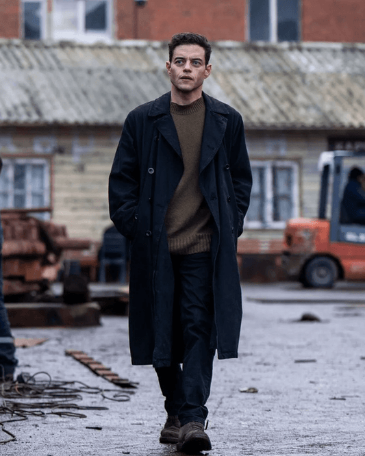 The Amateur Rami Malek Cotton Coat