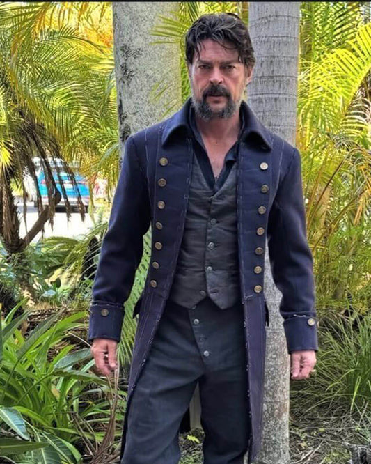 The Bluff Karl Urban Blue Coat