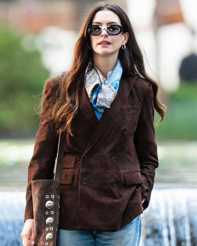 The Devil Wears Prada 2 Andrea Suede Jacket