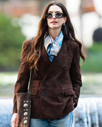 The Devil Wears Prada 2 Andrea Suede Jacket