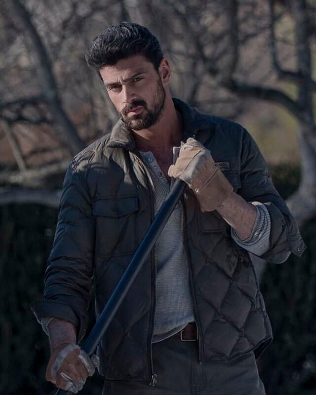 The Housemaid Michele Morrone Diamond Quilted Jacket