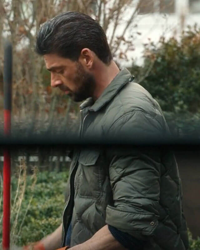 The Housemaid Michele Morrone Gray Jacket