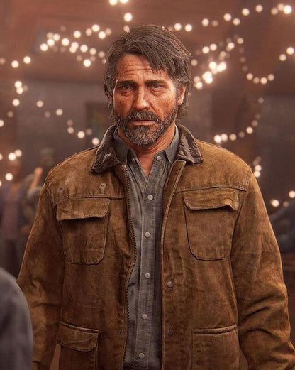 The Last Of Us II Joel Miller Suede Jacket