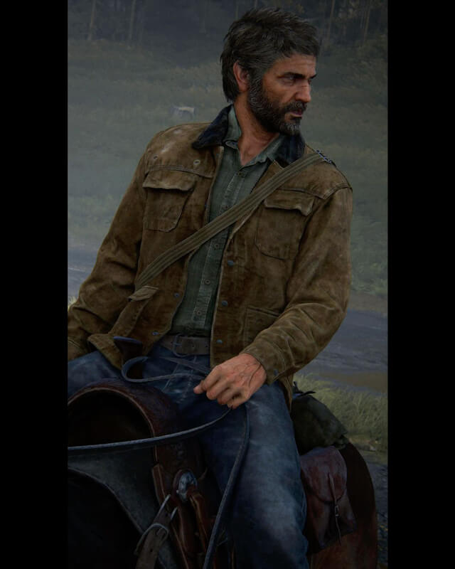 The Last Of Us Joel Miller Suede Brown Jacket