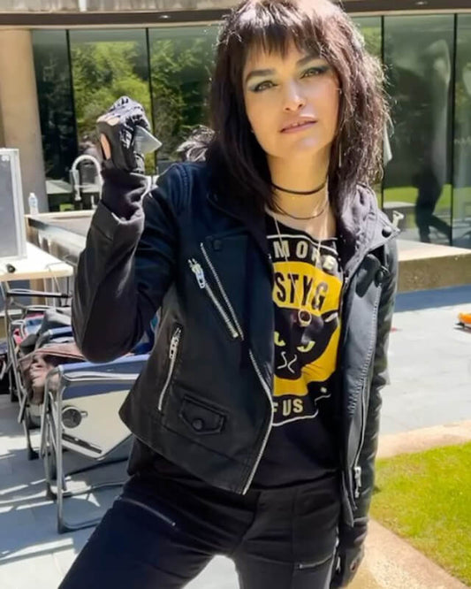 The Night Agent Ellen Biker Leather Jacket