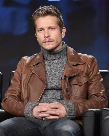 The Resident Dr Conrad Hawkins Brown Leather Jacket