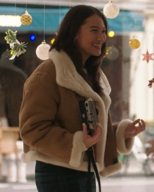 The Summer I Turned Pretty Belly Wool Shearling Jacket