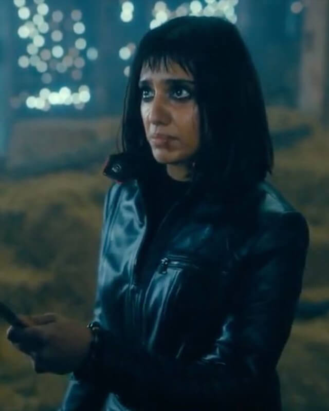 The Umbrella Academy Lila Pitts Black Leather Jacket