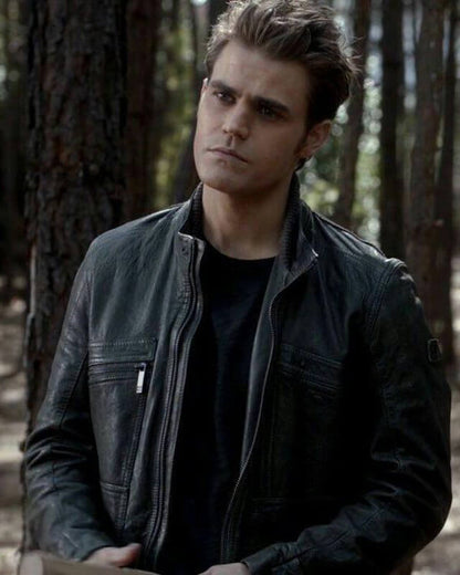 The Vampire Diaries Stefan Salvatore Black Jacket