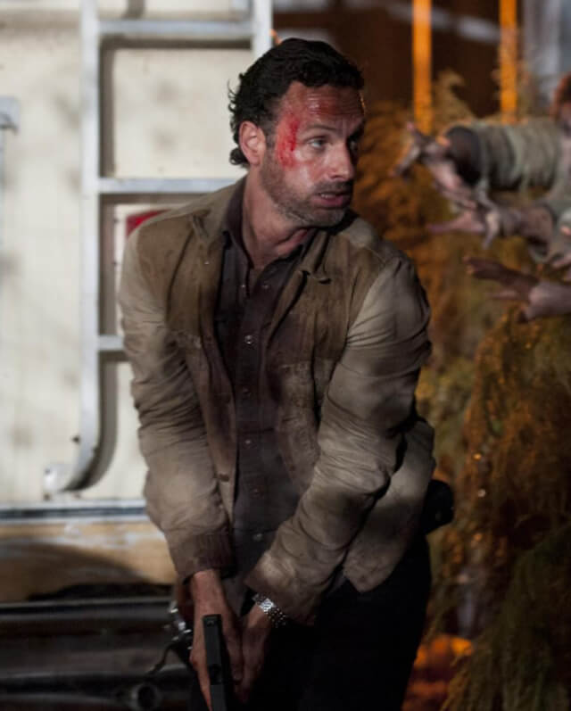 The Walking Dead Rick Grimes Trucker Jacket