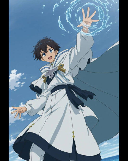 The Water Magician Ryo Mihara Hooded Cape
