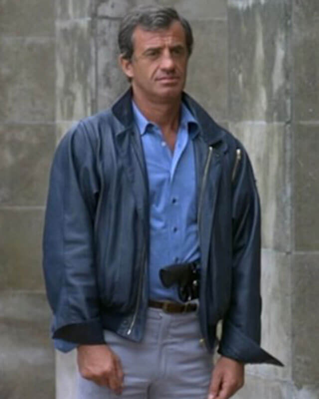 The Professional Belmondo Leather Jacket