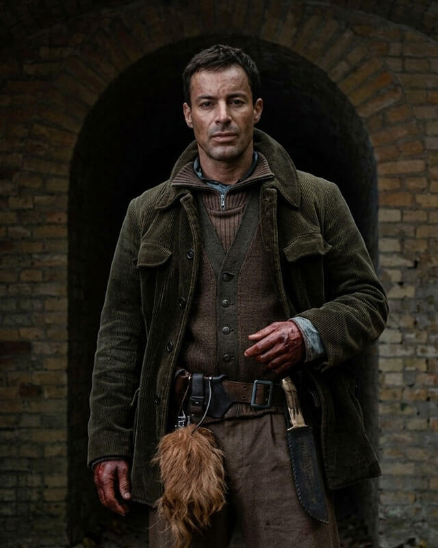 Til Schweiger Inglourious Basterds Gray Jacket