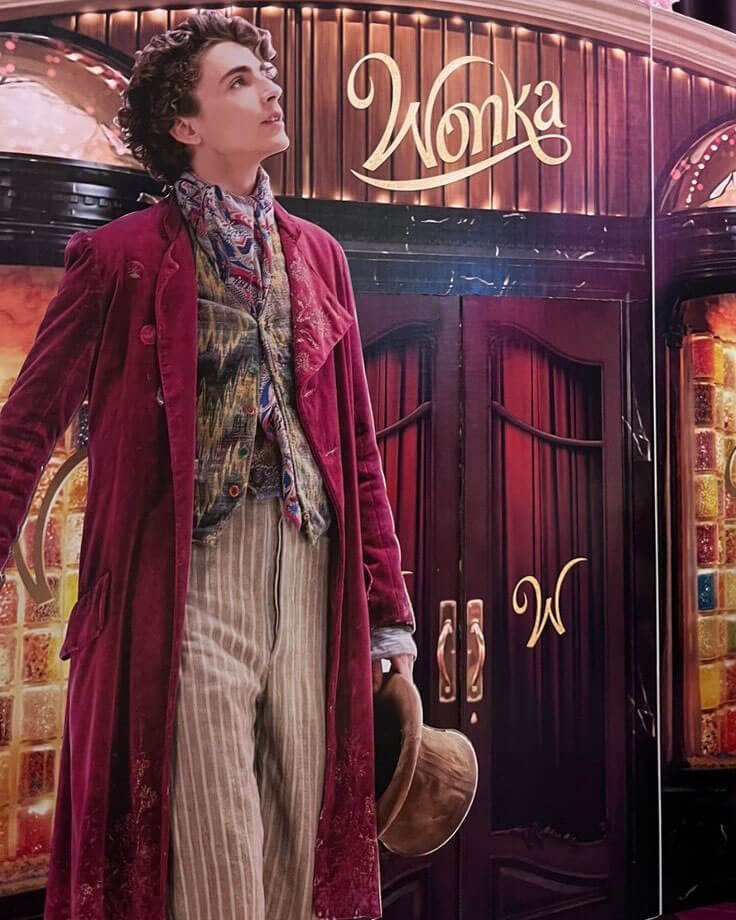 Timothee Chalamet Willy Wonka Coat