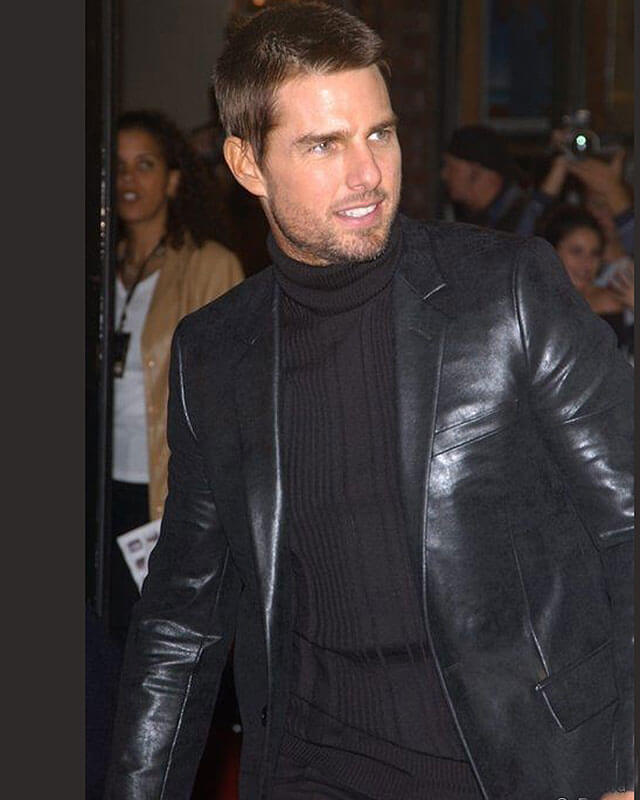 Tom Cruise Leather Blazer Coat