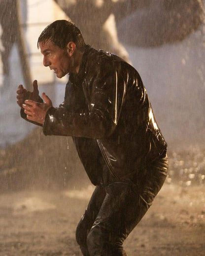 Tom Cruise Jack Reacher Brown Real Leather Jacket