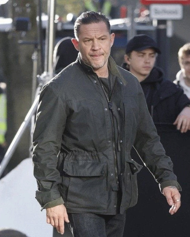 Tom Hardy MobLand Cotton Black Jacket