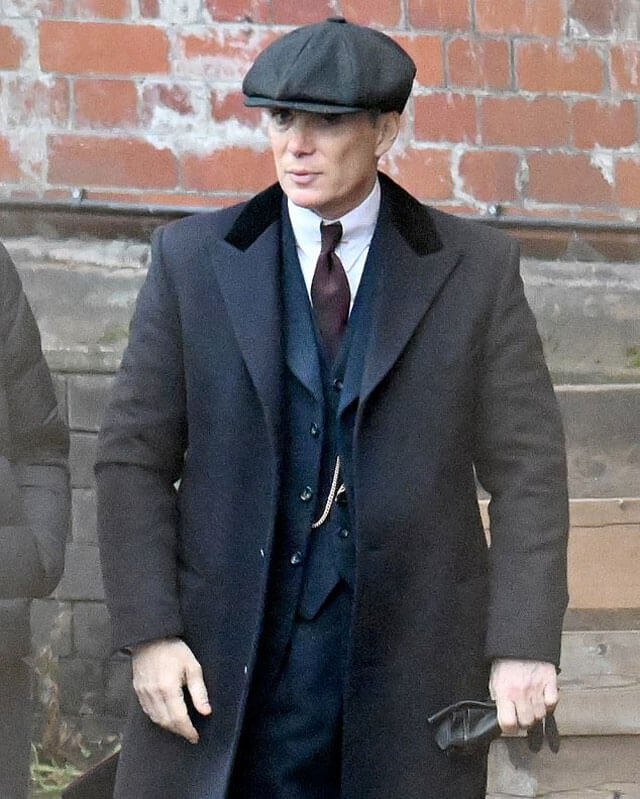 Tommy Shelby Peaky Blinders The Immortal Man Blue Wool Coat