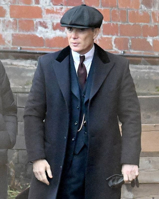 Tommy Shelby Peaky Blinders The Immortal Man Blue Wool Coat