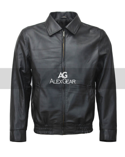 Tony Soprano Black Leather Jacket