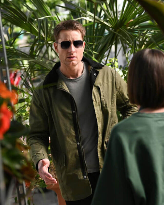 Tracker Colter Shaw Green Cotton Jacket