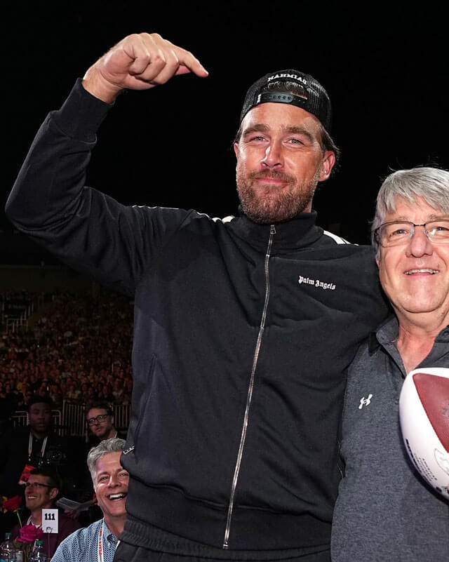 Travis Kelce Black Tracksuit