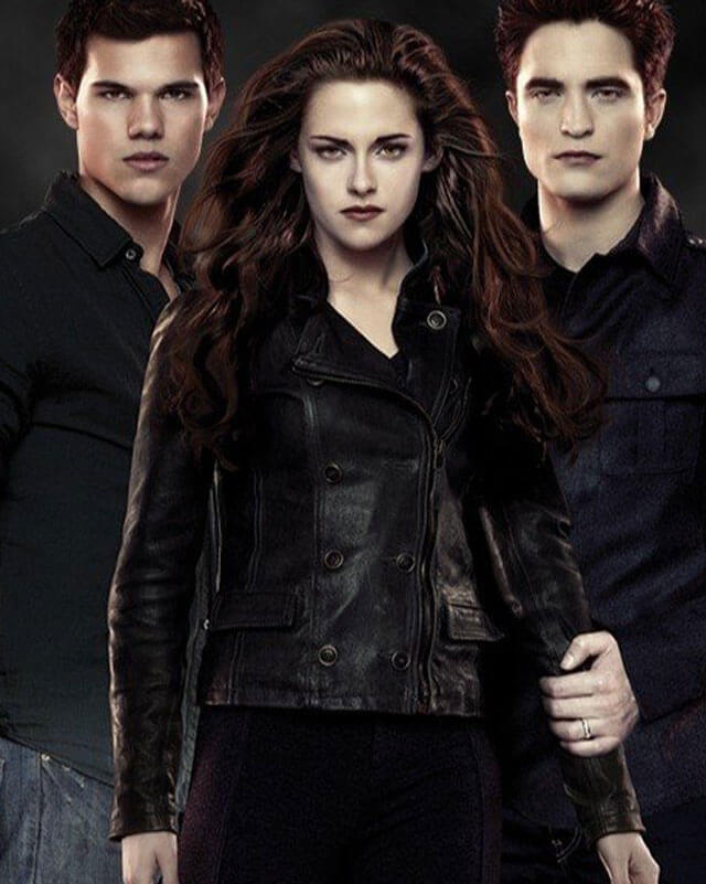 Twilight Breaking Dawn Bella Swan Black Jacket