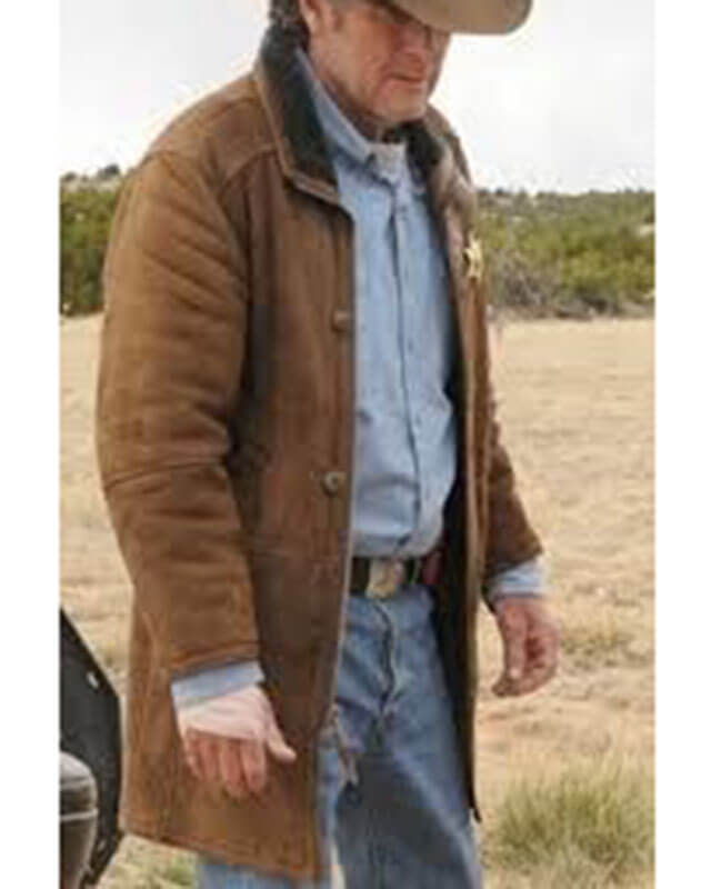 Walt Longmire Suede Leather Brown Jacket