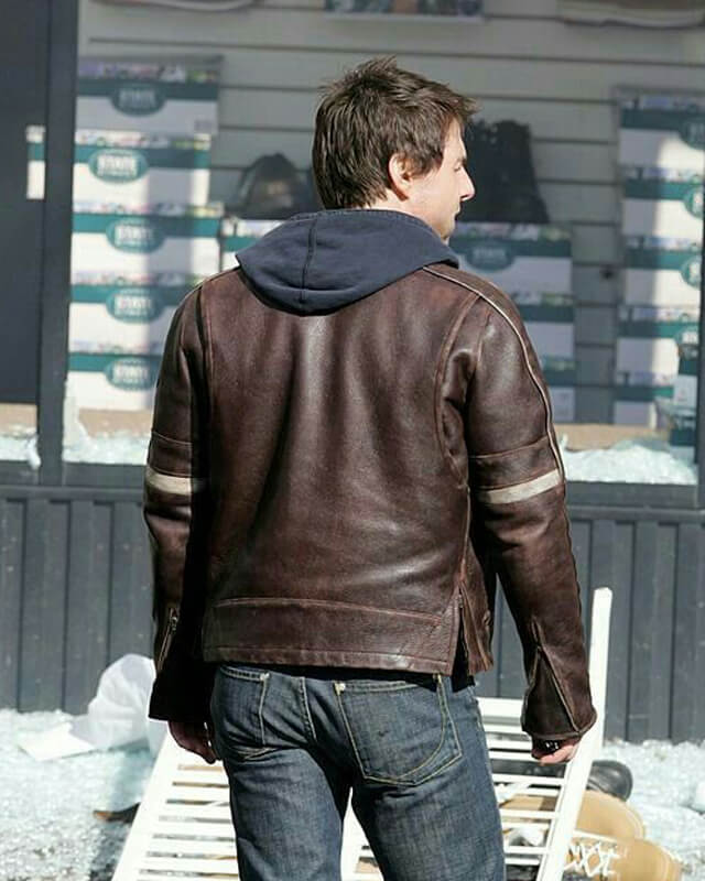 War Of The Worlds Tom Cruise Brown Leather Jacket