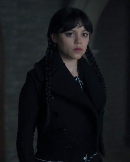 Wednesday S02 Jenna Ortega Wool Vest