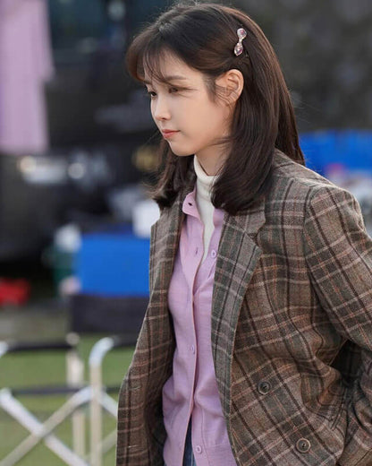 When Life Gives You Tangerines IU Wool Coat
