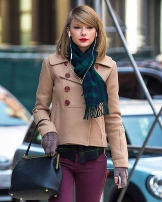 Taylor Swift Cropped Coat