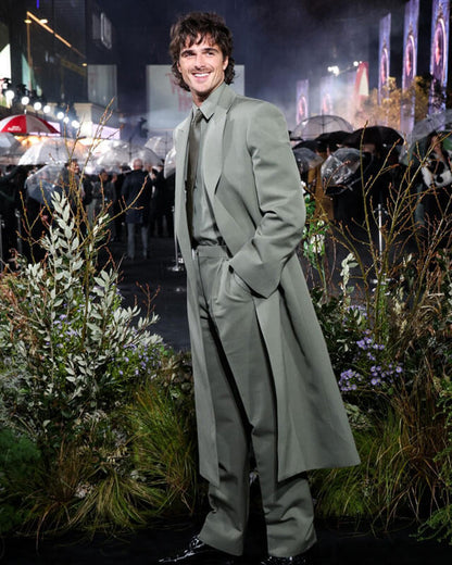 Wuthering Heights Jacob Elordi Long Coat