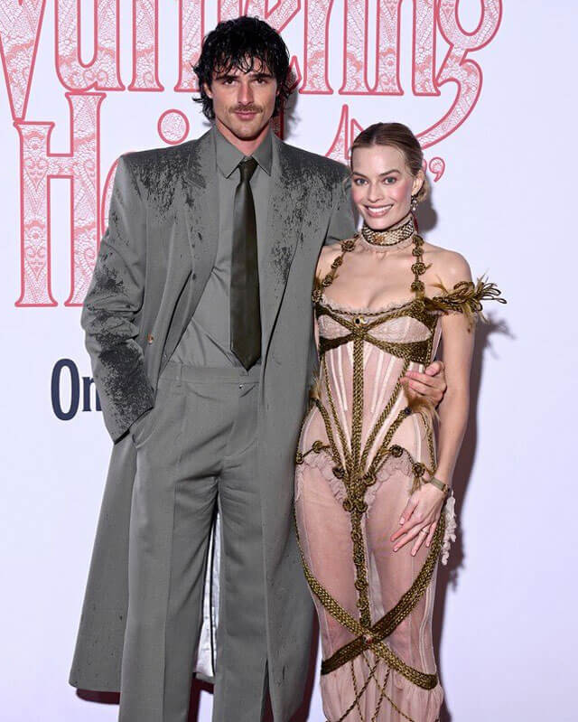 Wuthering Heights Jacob Elordi Long Wool Coat