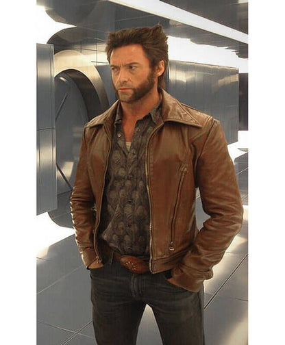 Wolverine Logan Brown Leather Jacket