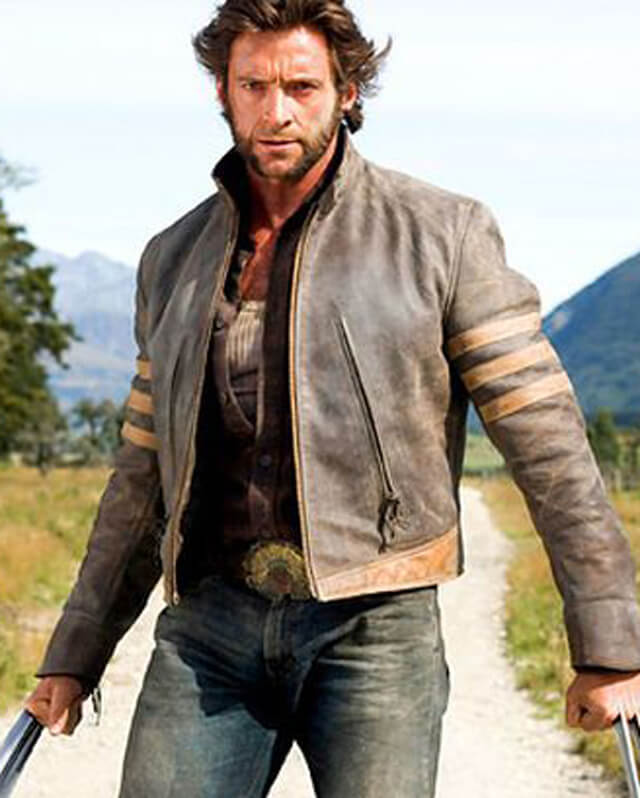 X Men Origins Wolverine Hugh Jackman Leather Jacket