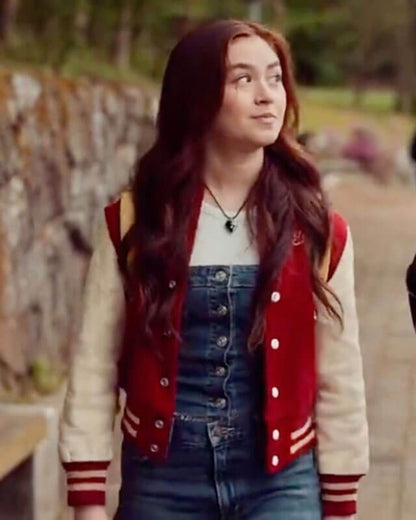 XO Kitty Anna Cathcart Varsity Jacket