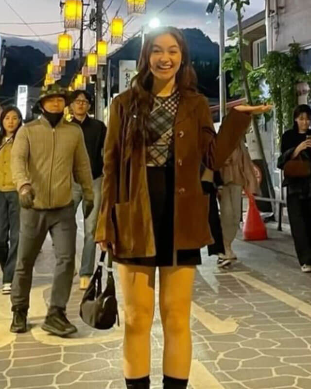 XO Kitty Brown Suede Jacket