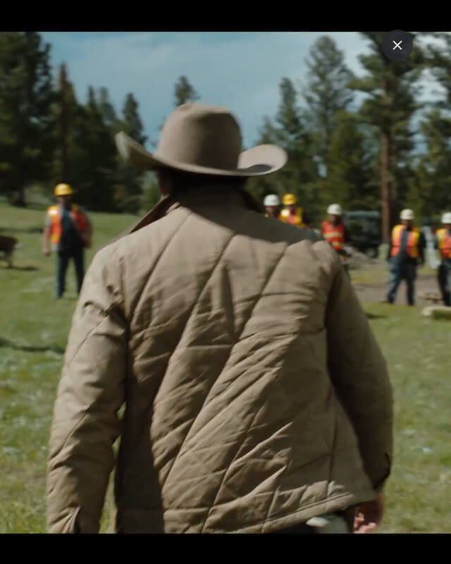 Yellowstone Josh Lucas John Dutton Brown Jacket S05