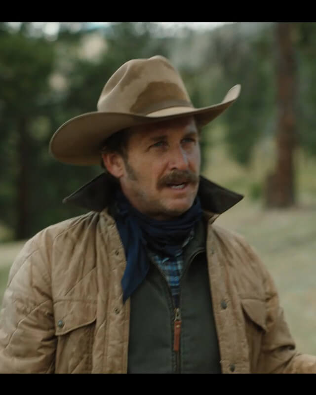 Yellowstone S05 Josh Lucas Brown Jacket