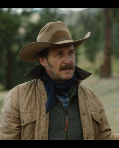 Yellowstone S05 Josh Lucas Brown Jacket