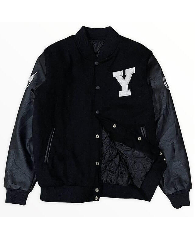 Yonsei University Black Varsity Jacket