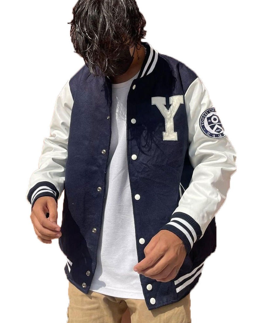 Yonsei University Letterman Varsity Jacket – AlexGear
