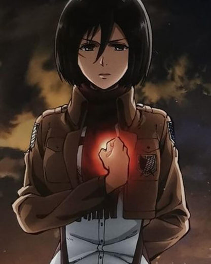 Attack On Titan Mikasa Anime Cospaly