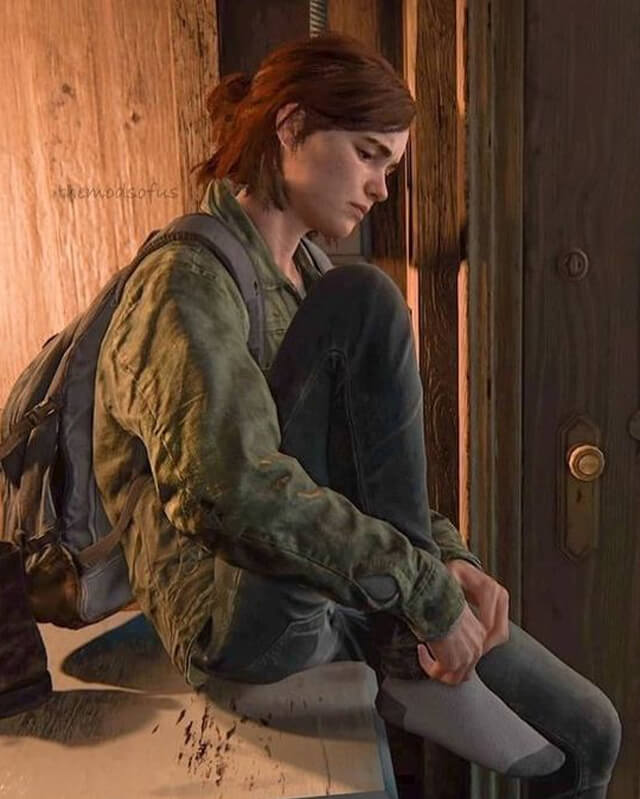 Ellie Williams Green Cotton Jacket Last Of Us 2