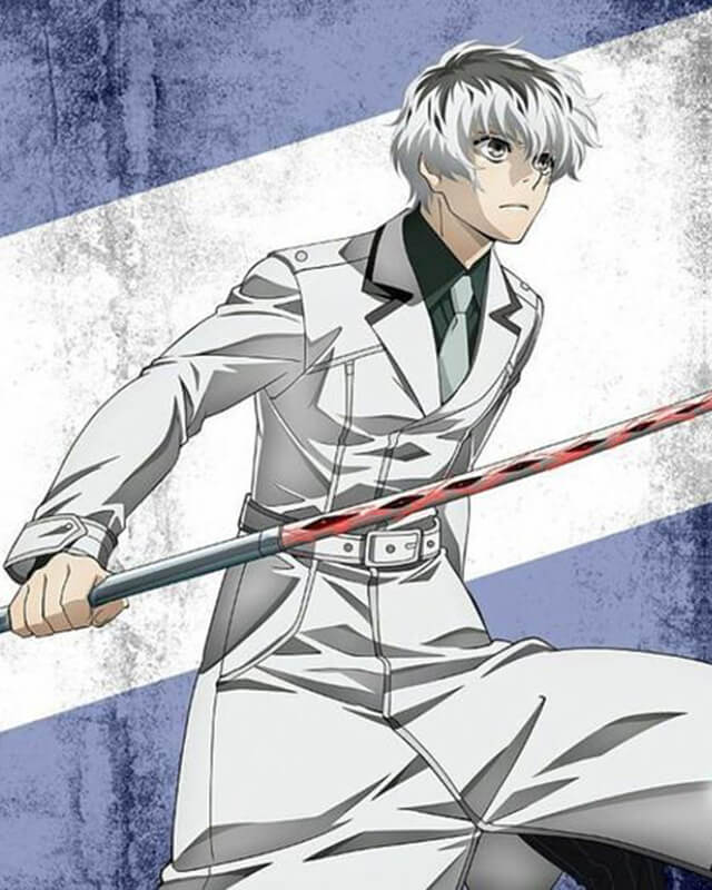 Kaneki Ken White Long Coat